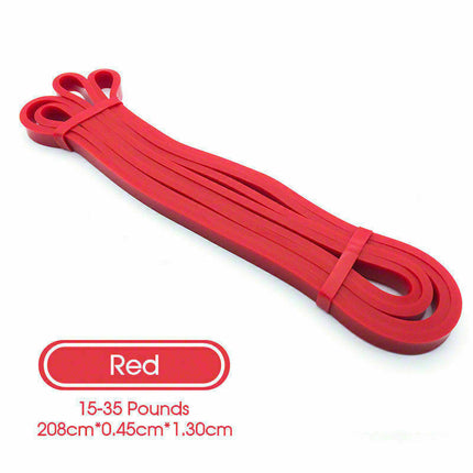 Set of 5 Heavy Duty Resistance Power  Band Loop Gym Fitness Exercise Yoga Workout