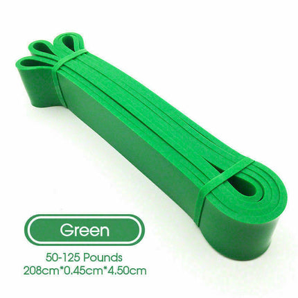 Set of 5 Heavy Duty Resistance Power  Band Loop Gym Fitness Exercise Yoga Workout