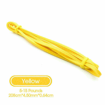 Set of 5 Heavy Duty Resistance Power  Band Loop Gym Fitness Exercise Yoga Workout