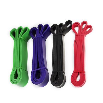 Set of 5 Heavy Duty Resistance Power  Band Loop Gym Fitness Exercise Yoga Workout