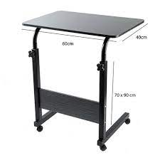 Portable Laptop Desk Computer Table Stand Sofa Side Desk ~ Black