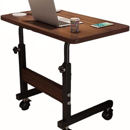 Portable Laptop Desk Computer Table Stand Sofa Side Desk - Dark Wood