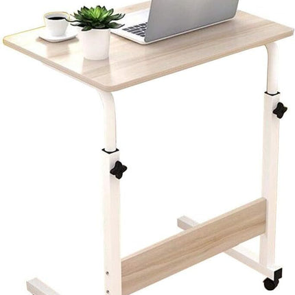 Portable Laptop Desk Computer Table Stand Sofa Side Desk ~Light Wood