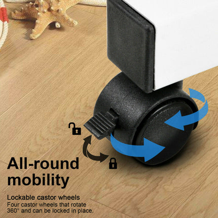 Portable Laptop Desk Computer Table Stand Sofa Side Desk ~Light Wood