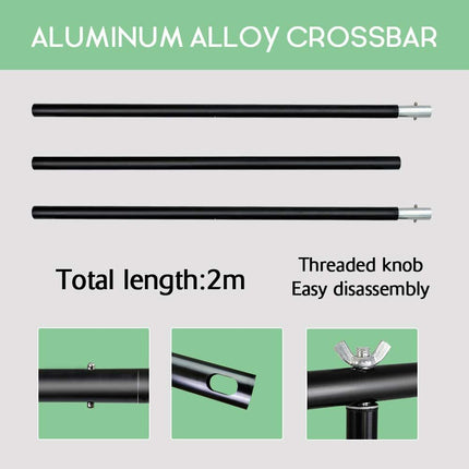 3m Studio Backdrop Stand Kit with Black,  White & Green Screen