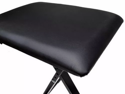 Portable Piano Stool Adjustable Music Keyboard Stand Seat Folding Bench Chair