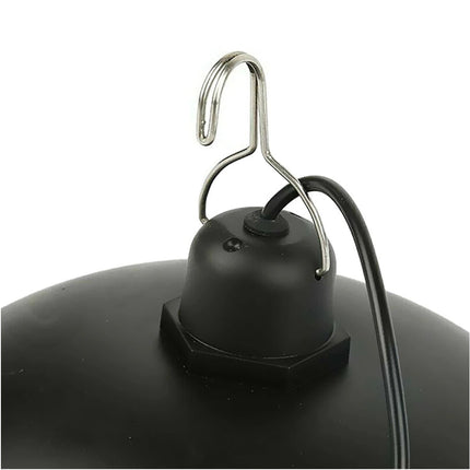 Indoor Outdoor Hanging Pendant Garden Yard Tent Shed Lamp Remote Solar LED Light-Single White