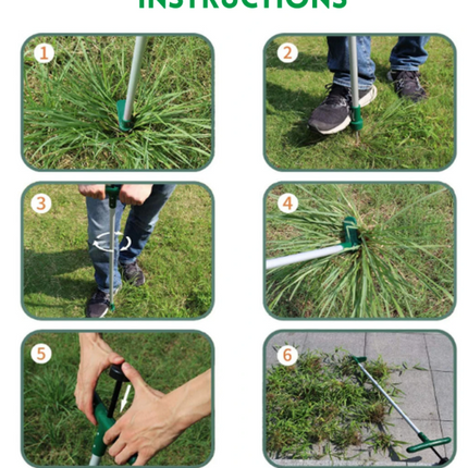 Weed Puller Twist Garden Lawn  Root Remover Twister Killer