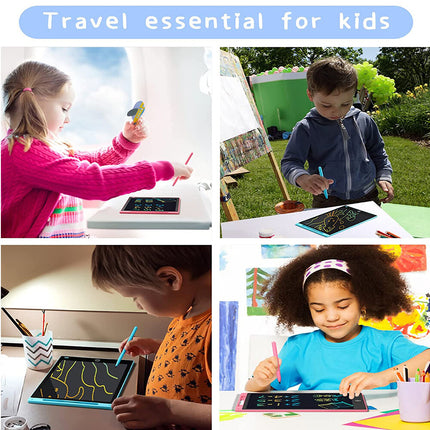 10PCS Wholesales Lot 16" LCD Writing Tablet Blue Colourful Drawing Board Bulk Pack