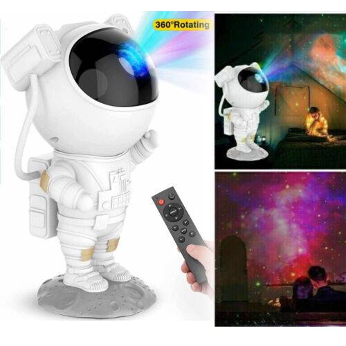 LED Astronaut Projector Light USB Starry Night Light Bedside Table Lamps Speaker