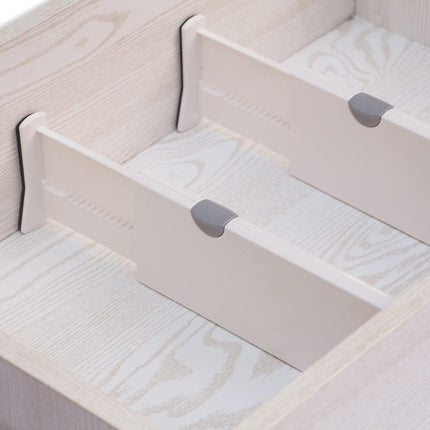 Set of 2 Expandable Drawer Divider Partition Adjustable Kitchen Storage Organizer