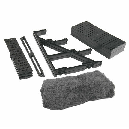 Small Pet Cats Dog 3 Steps Stairs Sofa Bed Breathable Anti-slip Climbing Ladder - Grey