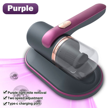 Portable Mite Remover Dust Vacuum Cleaner for Mattress Bed with UV Sterilization