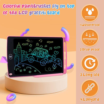 10PCS Wholesales Lot 16" LCD Writing Tablet Blue Colourful Drawing Board Bulk Pack