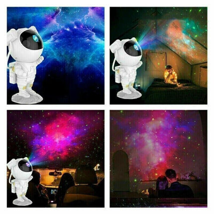 LED Astronaut Projector Light USB Starry Night Light Bedside Table Lamps Speaker