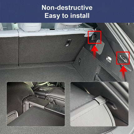 BYD Sealion 7 2025+ Retractable Boot Cargo Cover Rear Trunk Curtain Carbon Fiber
