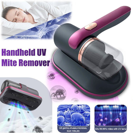 Portable Mite Remover Dust Vacuum Cleaner for Mattress Bed with UV Sterilization