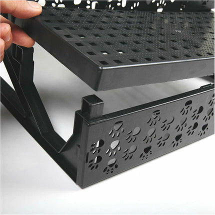3 Steps Pet Stairs Portable Cat Dog Ladder Cover Step Ramp Climb For Pup Play