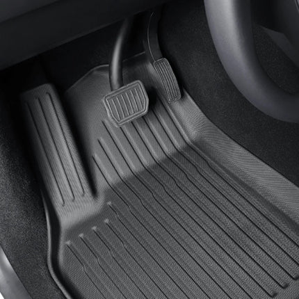 Tesla Model Y Juniper 2025+ TPE Floor Mats Full Set 9PCS All Weather Interior & Boot Protection