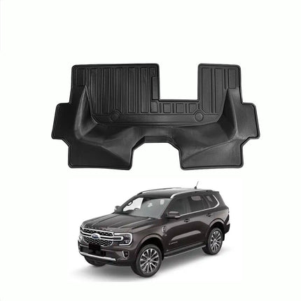 3D TPE Floor Mats Boot Liner Cargo Carpet For Ford Everest 2022-2025 7 Seater UB