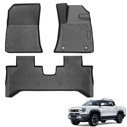 3D Car Mats for BYD Shark 6 2024-Onwards RHD All-Weather Heavy Duty Floor Liners