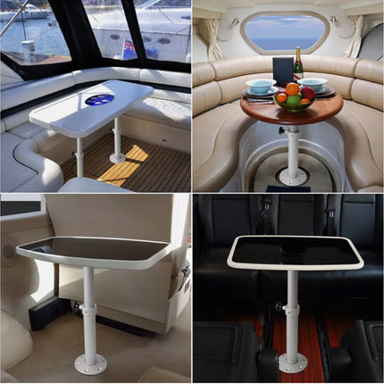 Adjustable RV Table Leg Pedestal 46-70cm Aluminium Removable Caravan Motorhome Boat Stand