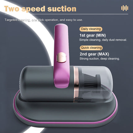Portable Mite Remover Dust Vacuum Cleaner for Mattress Bed with UV Sterilization