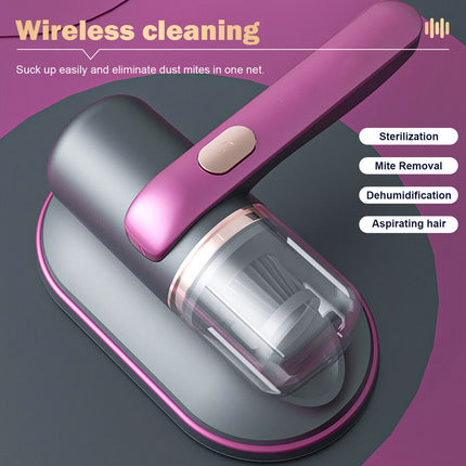 Portable Mite Remover Dust Vacuum Cleaner for Mattress Bed with UV Sterilization