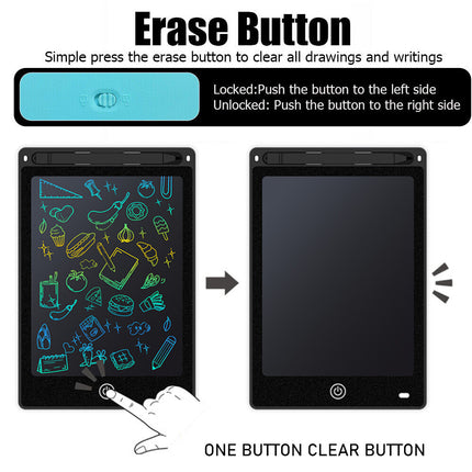 10PCS Wholesales Lot 16" LCD Writing Tablet Blue Colourful Drawing Board Bulk Pack