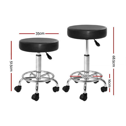 Salon Stool Swivel Bar Stools Chairs Barber Hydraulic Lift Hairdressing Chair