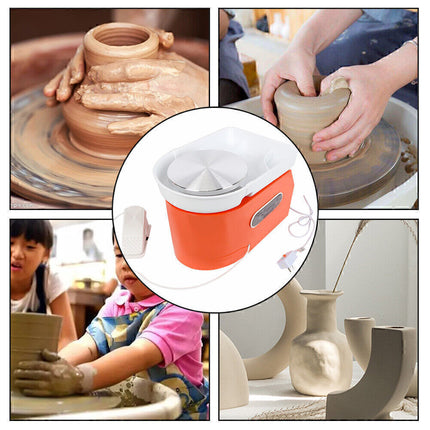 1200W 25cm Electric Pottery Wheel Machine Ceramic Work Ceramics Clay Foot Pedal
