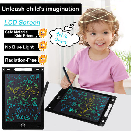 10PCS Wholesales Lot 16" LCD Writing Tablet Blue Colourful Drawing Board Bulk Pack