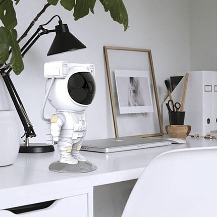 LED Astronaut Projector Light USB Starry Night Light Bedside Table Lamps Speaker