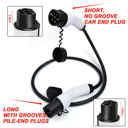 ***** FACTORY SECOND **** EV Power Cable Type 2 Universal Portable 5M Charging 32A 22kW 3-Phase Telsa BYD