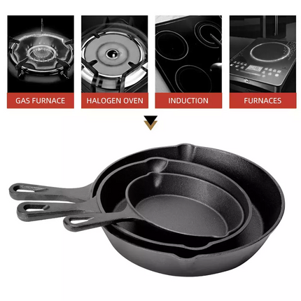 3PCS Frying Pan Set