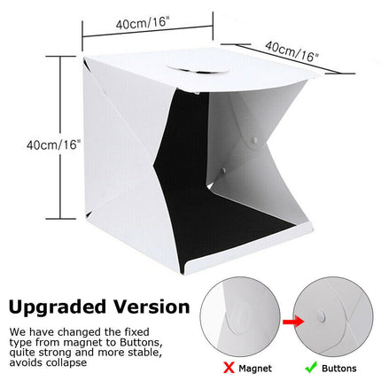 40CM Photo Box 70 LED Dimmable USB Light Photography Lighting Tent Studio