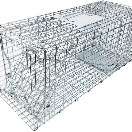 Animal Trap Cage Folding Humane Live Safe Catch Possum Fox Rat Rabbit Bird