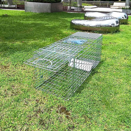 Animal Trap Cage Folding Humane Live Safe Catch Possum Fox Rat Rabbit Bird