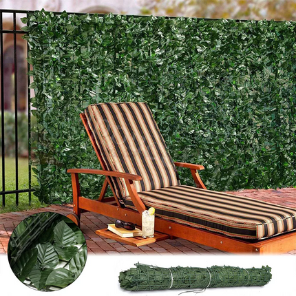 3M Artificial Hedge Ivy Leaf Garden Fence Wall Privacy Balcony Screening Trellis
