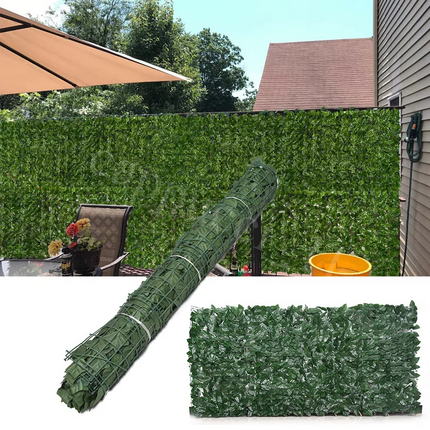 3M Artificial Hedge Ivy Leaf Garden Fence Wall Privacy Balcony Screening Trellis