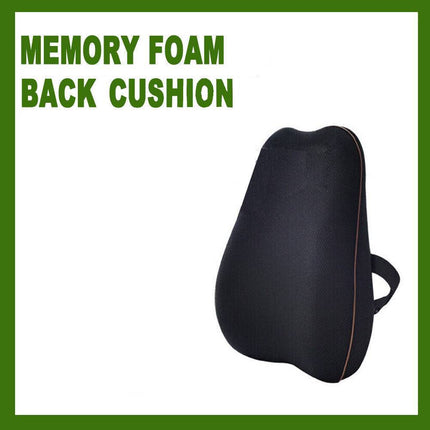Lumbar Back Memory Foam Support Cushion Seat Waist Back Pillow Home Car Office
