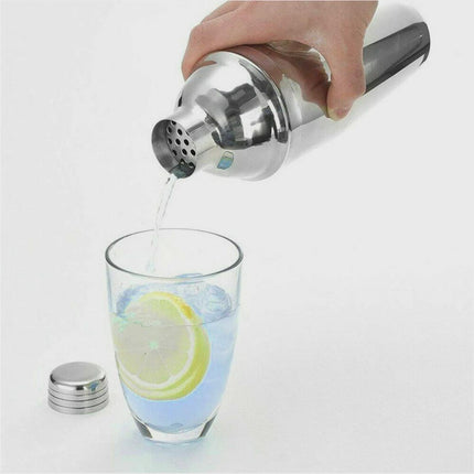 20PCS 750ml Stainless Steel Cocktail Shaker Mixer Drink Set Bartender Bar Tool