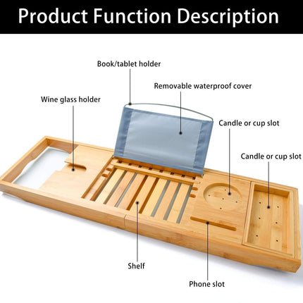 Bamboo Bath Caddy