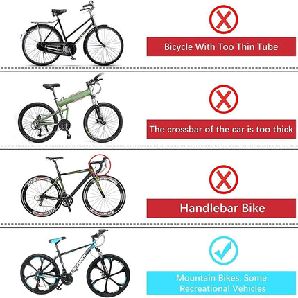 Bike Rear Rack Seat Luggage Carrier Aluminum MTB Bicycle Mountain Mount Pannier~Red