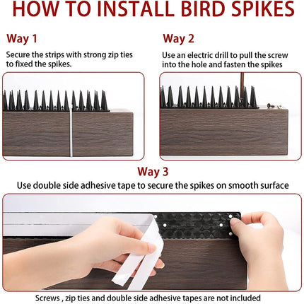 12PCS Bird Spikes
