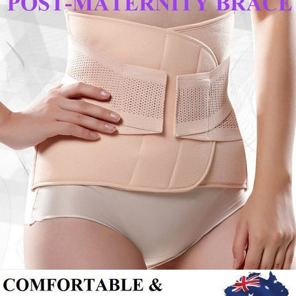 Postnatal After Pregnancy Birth Support Belt Abdominal Band Breathable Shapewear~Medium Size