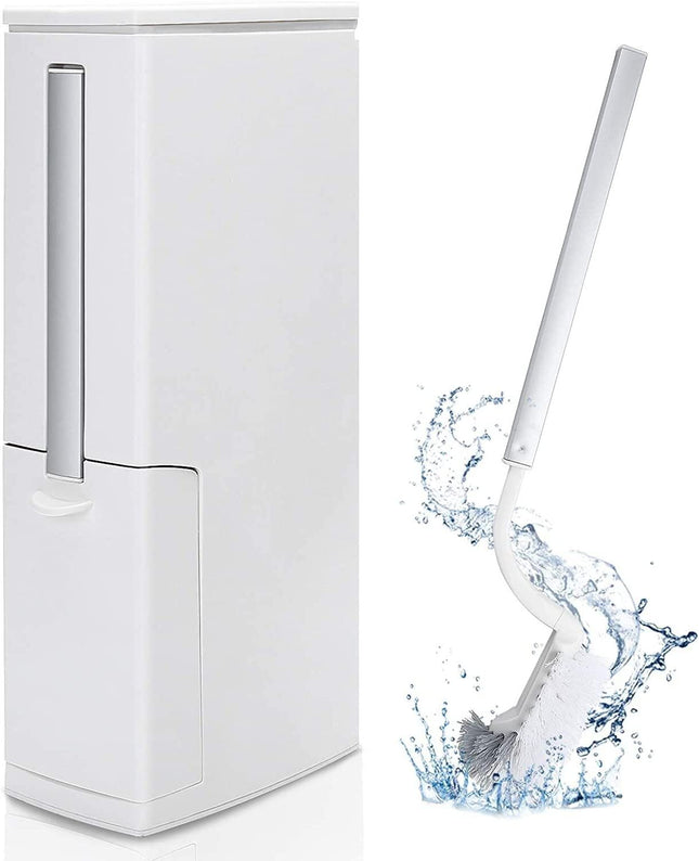 Trash Can with Toilet Brush Set