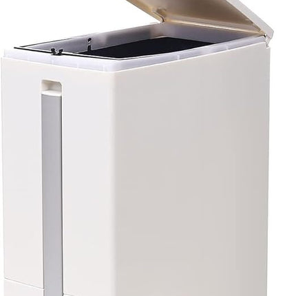 Trash Can with Toilet Brush Set