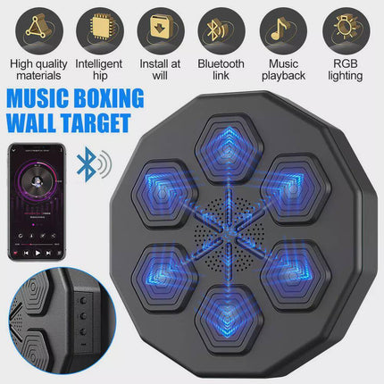 Provecta Music Boxing Training Machine Wall Mounted Punching Equipment Reaction Strength Exercise