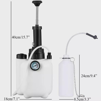 3L + 1L Brake Bleeder Clutch System Manual Pressure Tool Kit with E20 Adapter